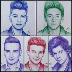 236x236 best cool drawings images drawings, one direction drawings - One Direction Drawings