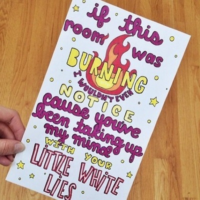 400x400 Lyric Drawing Via Tumblr On We Heart It - One Direction Lyric Drawings