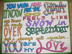 236x177  - One Direction Lyric Drawings