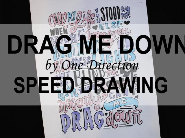 640x480 drawn poster one direction lyric - One Direction Lyric Drawings