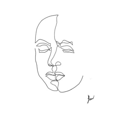400x400 One Line Drawing Tumblr - One Line Drawing