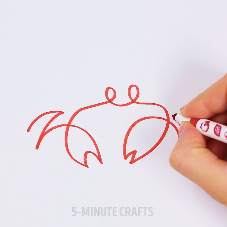 734x734 Drawing Animals In One Line Boost Your - One Line Drawing Animals