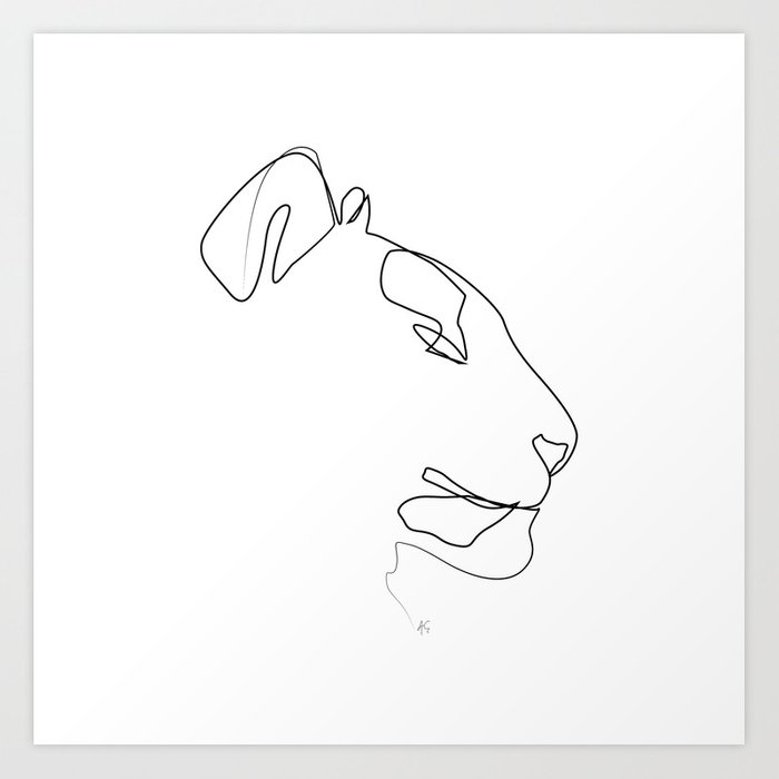 700x700 Animals Collection - One Line Drawing Animals