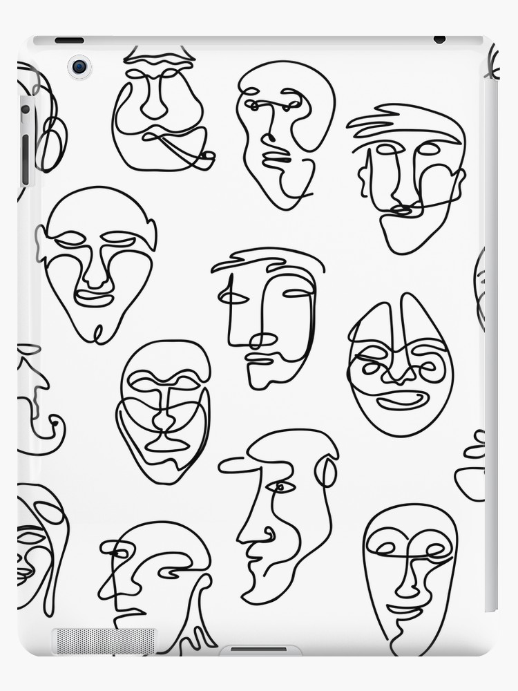 One Line Drawing Face at PaintingValley.com | Explore collection of One ...