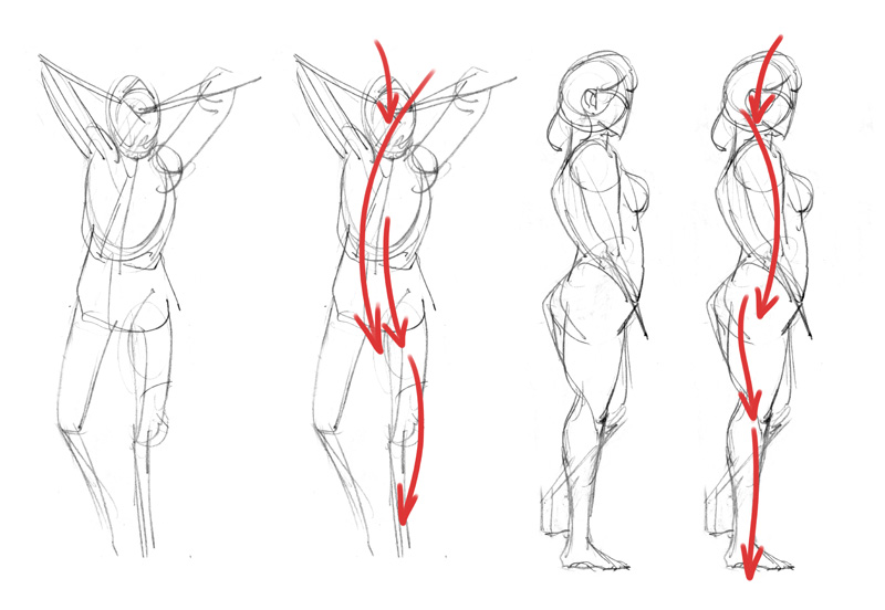 800x552 elements of gesture - One Motion Drawing