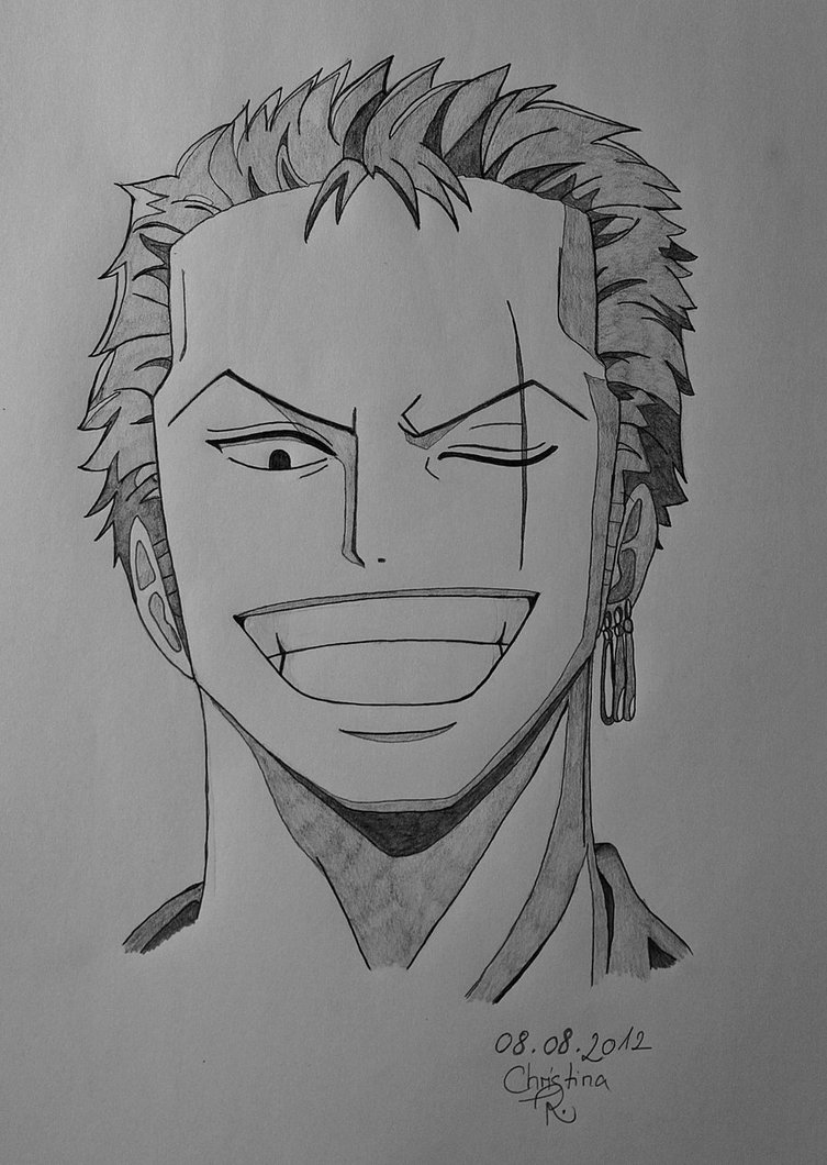 18+ Gambar Zoro Pensil