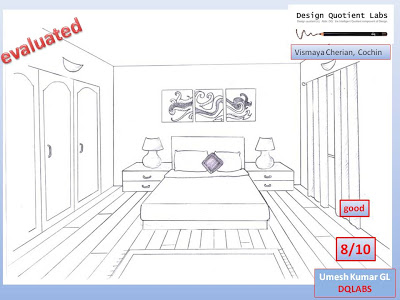 400x300 top picture of one point perspective bedroom matthew johnson - One Point Perspective Bedroom Drawing