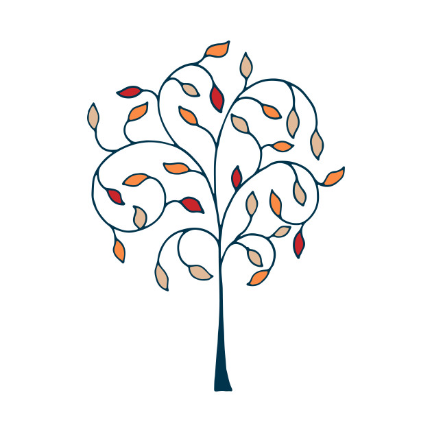 630x630 artsy tree drawing - Onesie Drawing