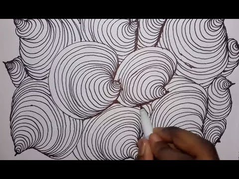 480x360 How To Draw An Optical Illusion Or Op Art - Op Art Drawing