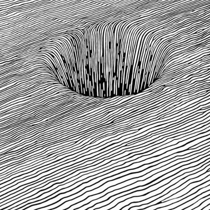 418x418 Op Art - Op Art Drawing