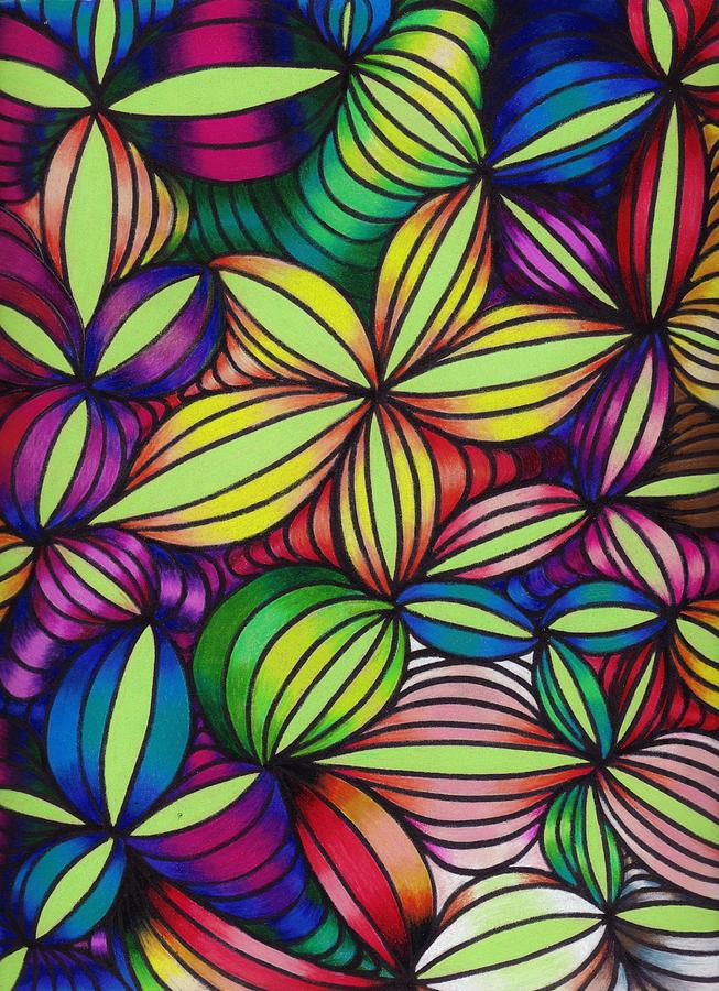 653x900 Op Art Drawing - Op Art Drawing