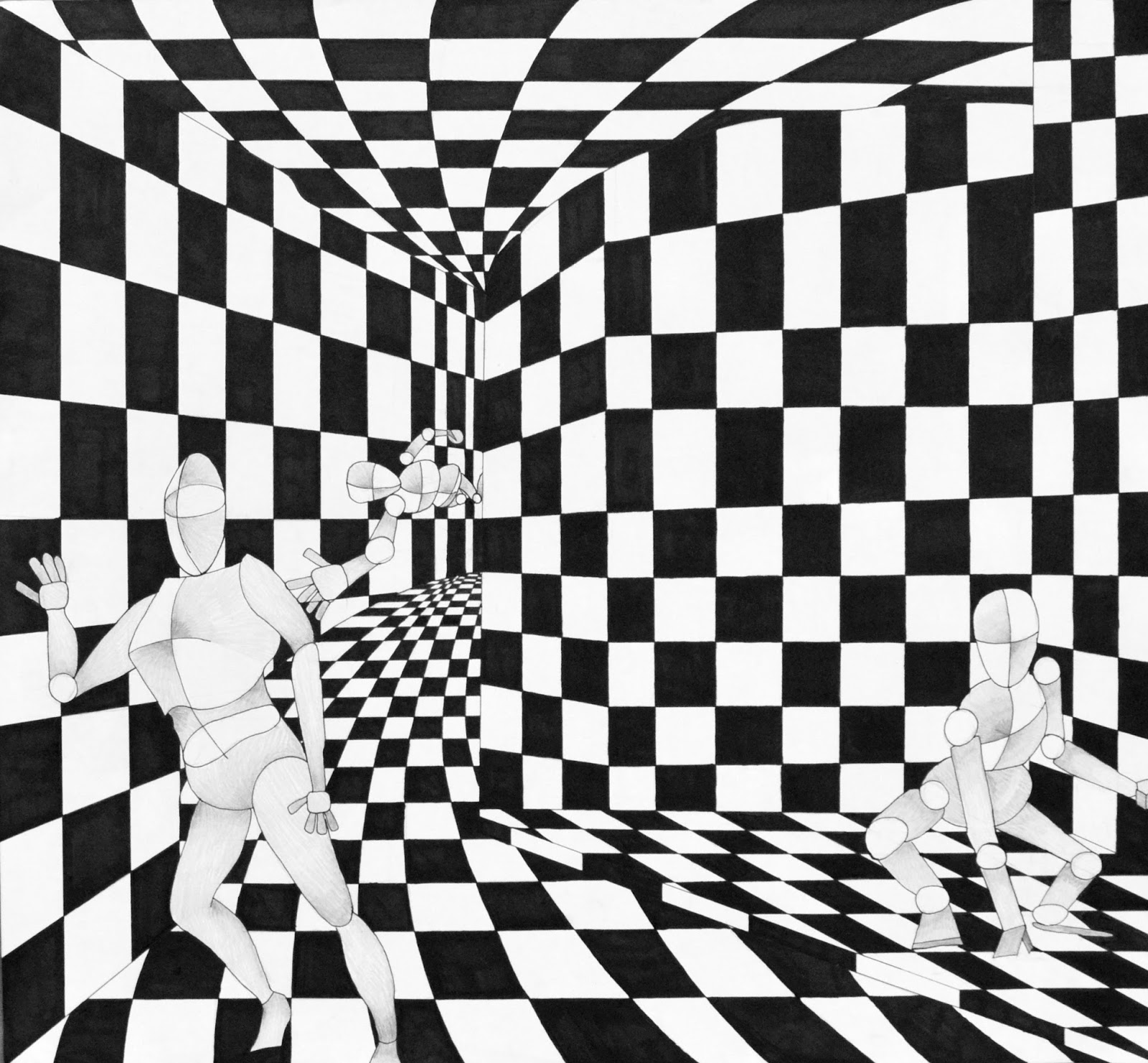 1600x1481 art ii and advanced op art projects lessons from the k art room - Op Art Drawing