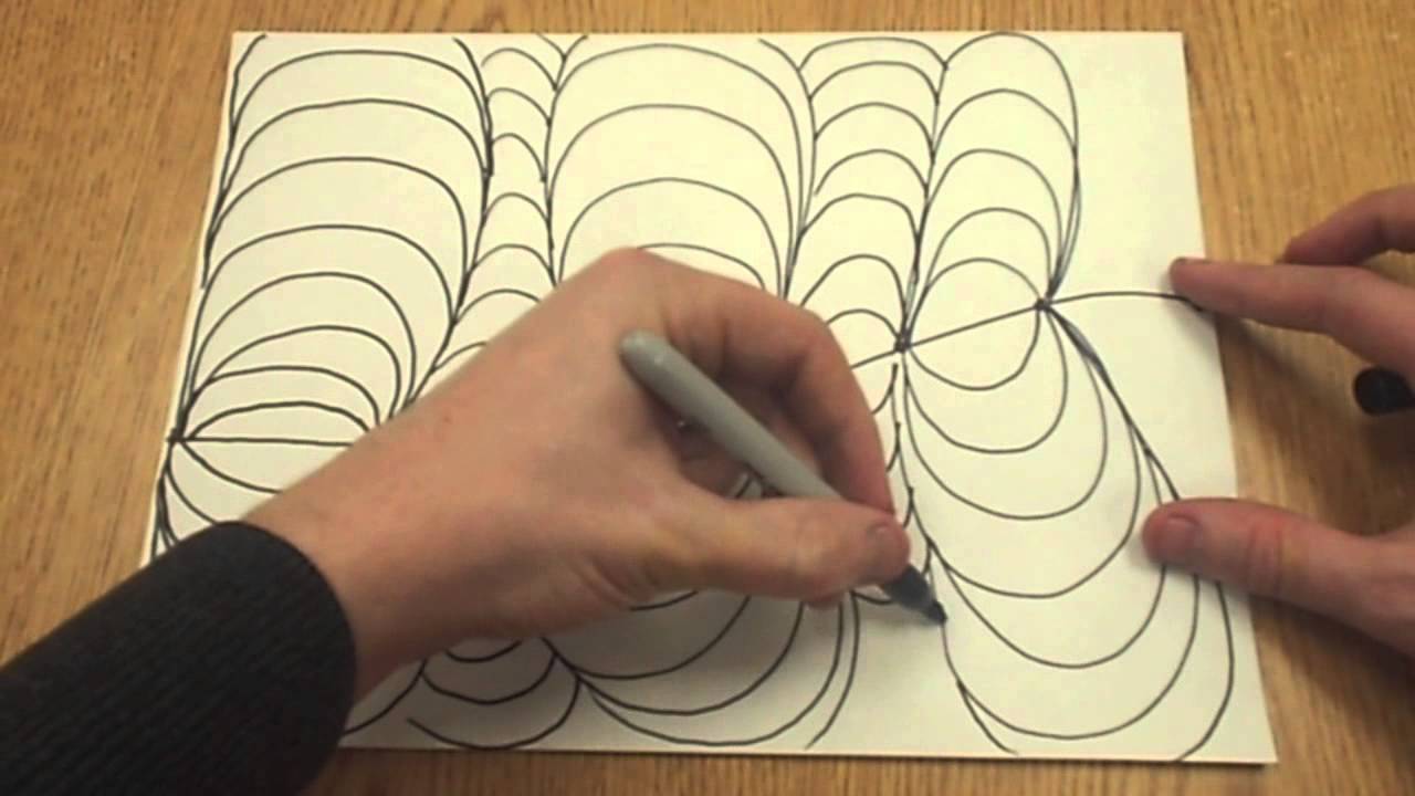1280x720 Easy Op Art Drawing - Op Drawing