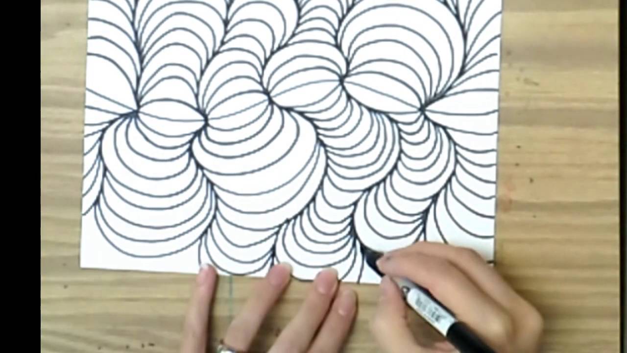 1280x720 op art worm tunnel - Op Drawing