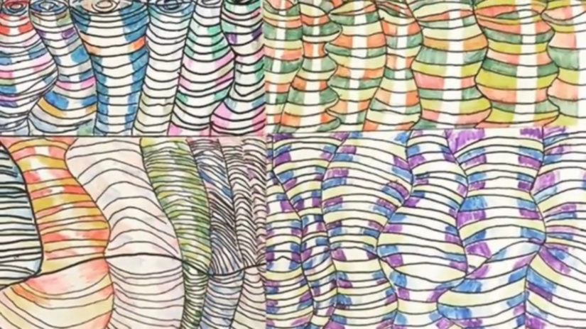 825x464 Op Art Easy Drawing - Op Drawing