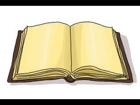 480x360 How To Draw An Open Book - Open Bible Drawing