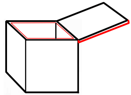 448x324 Step - Open Box Drawing