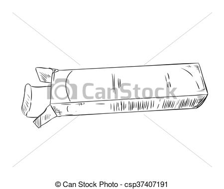 450x380 Vector Sketch An Open Box Hand Draw Illustration - Open Box Drawing