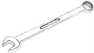 317x180 Types And Uses - Open End Wrench Drawing