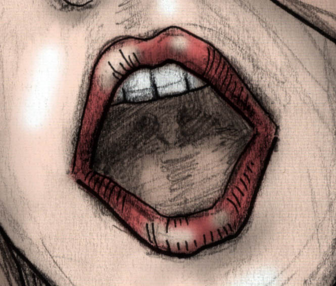 665x565 How These Very Different Sketches Of Lips Can Help You Draw - Open Mouth Drawing