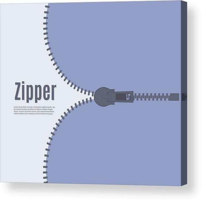 665x661 Beautiful Vector Closed And Open Zip Detail, Buckle Fastens - Open Zipper Drawing