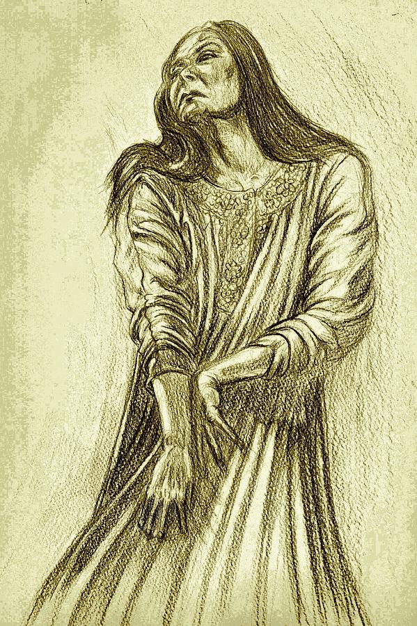 599x900 opera singer drawing - Opera Singer Drawing