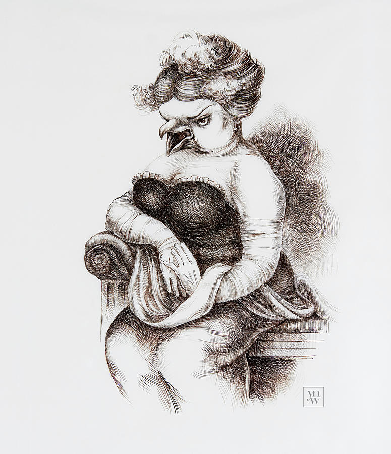 775x900 opera singer drawing - Opera Singer Drawing