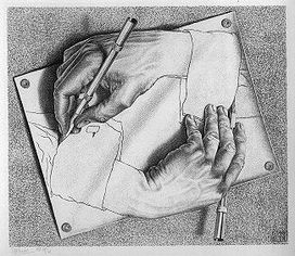 272x236 optical illusion hand picture - Optical Illusion Hand Drawing