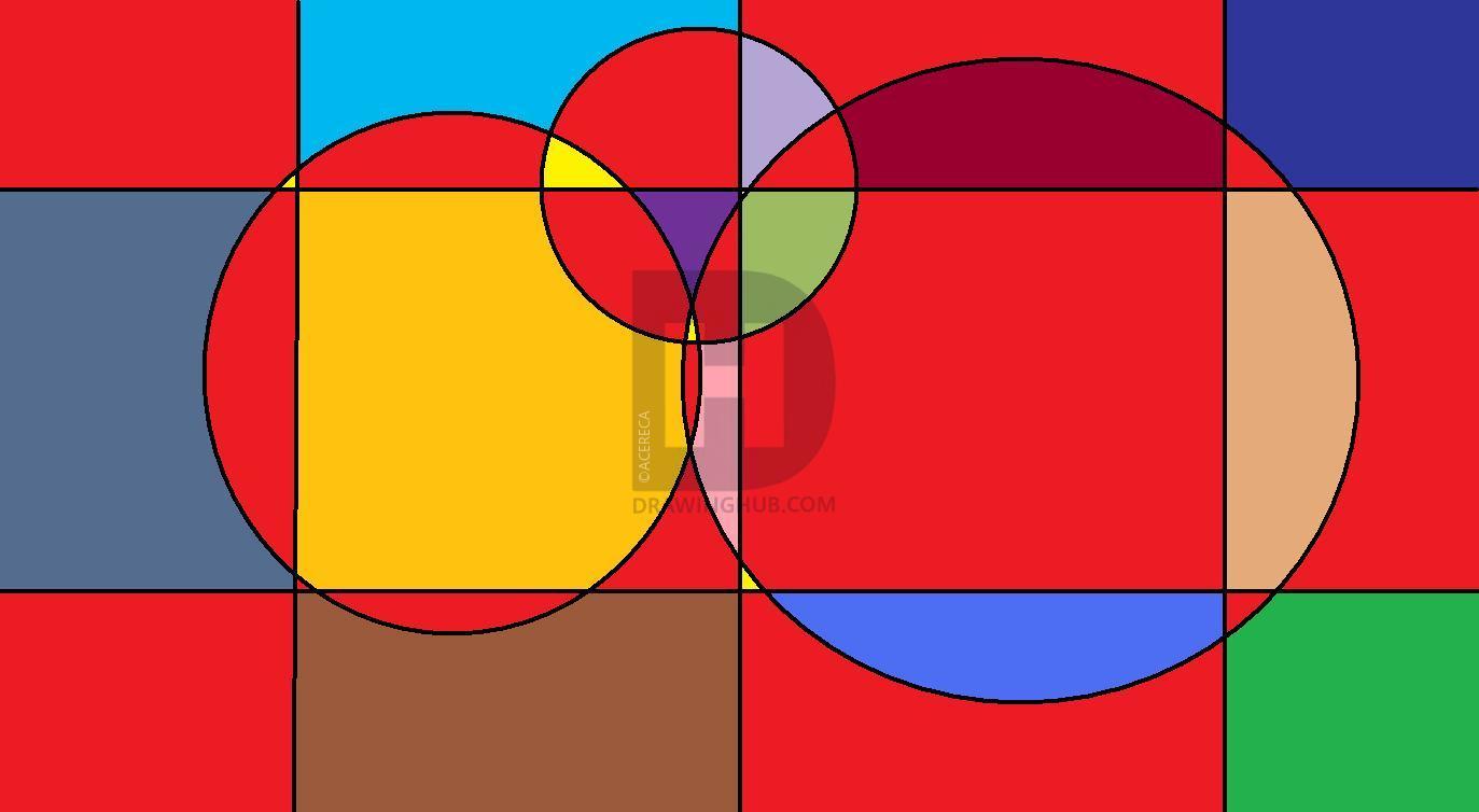 1373x754 how to draw optical illusions, step - Optical Illusions Step By Step Drawing