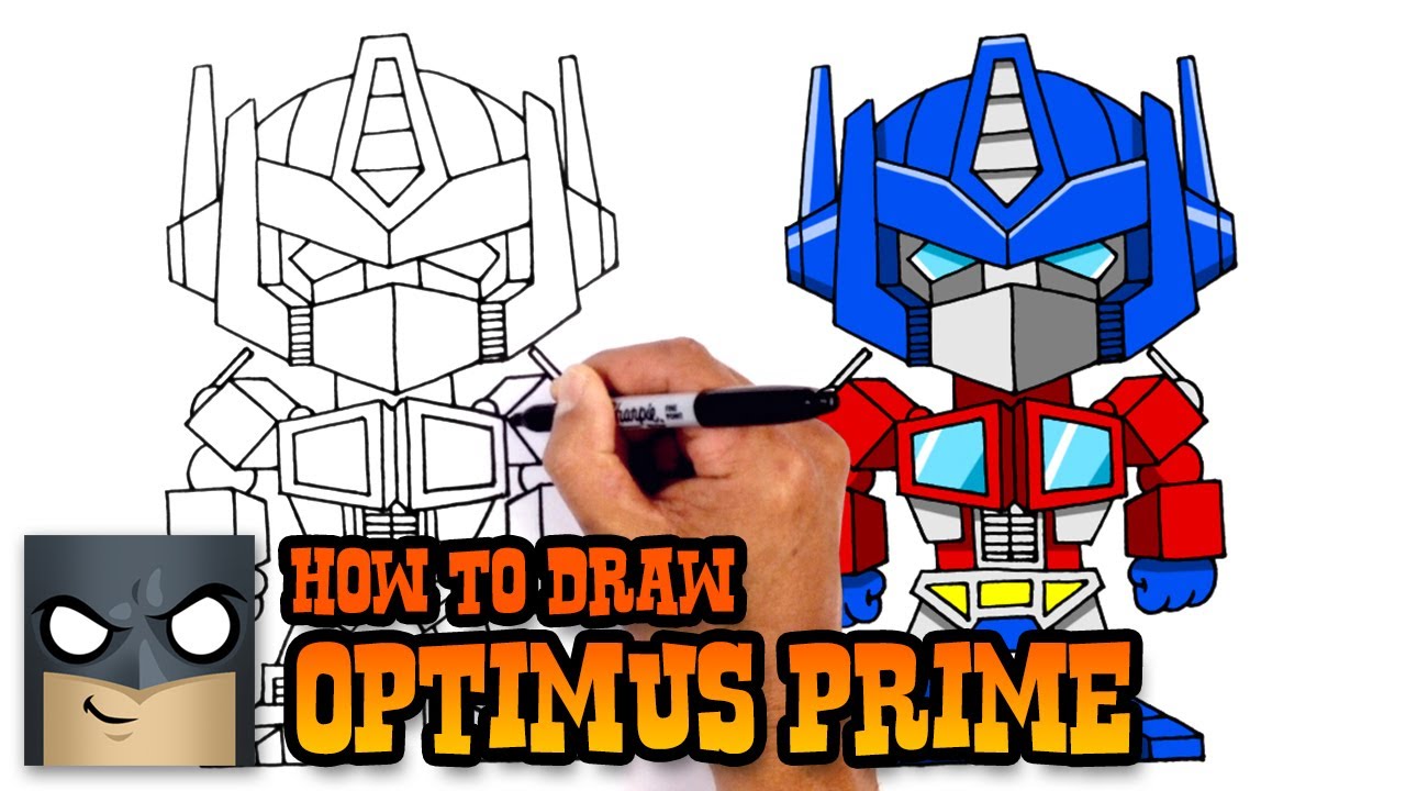 1280x720 How To Draw Optimus Prime Transformers - Optimus Prime Drawing
