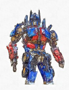230x300 Optimus Prime Drawings Fine Art America - Optimus Prime Drawing