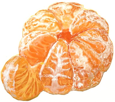 400x356 how to draw an orange - Orange Drawing