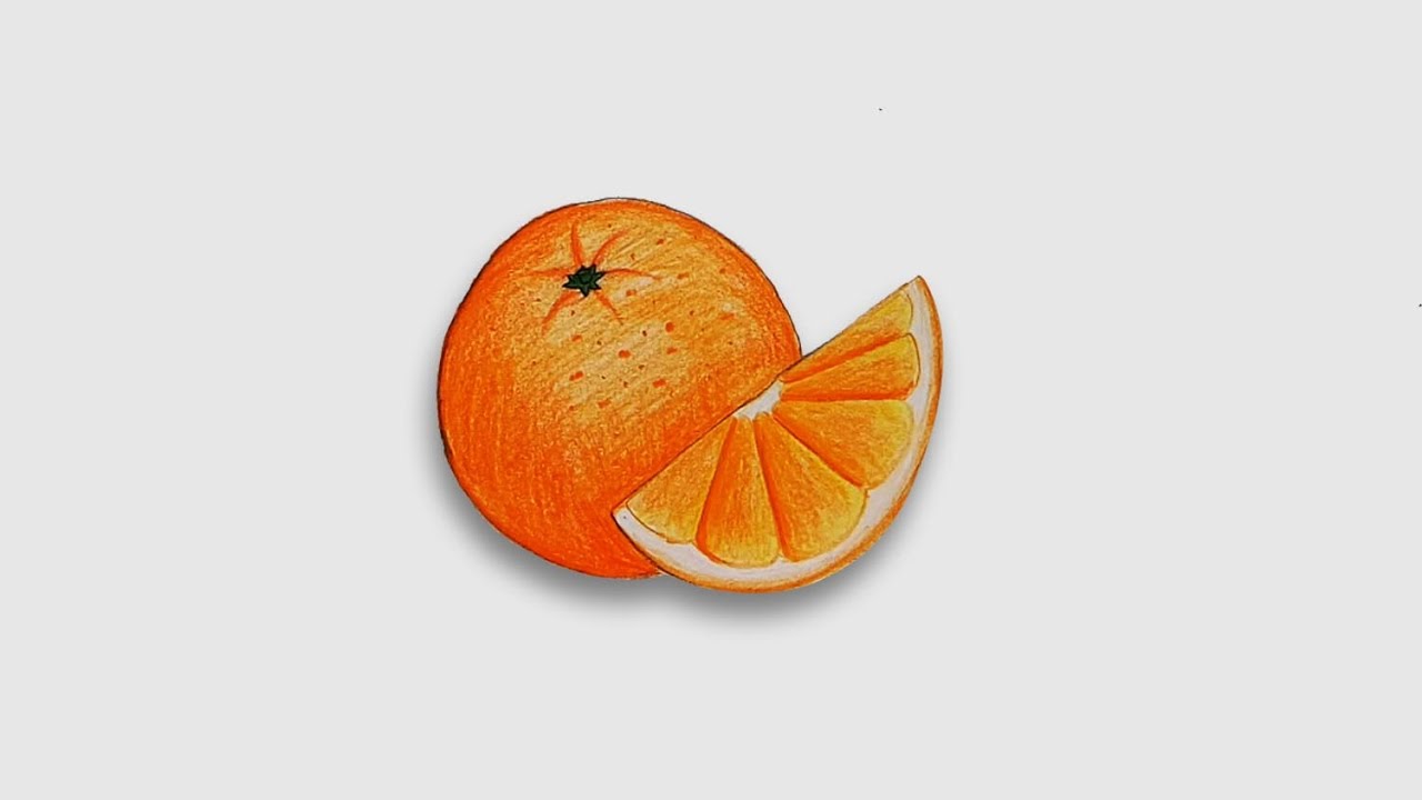 1280x720 how to draw orange step - Orange Drawing