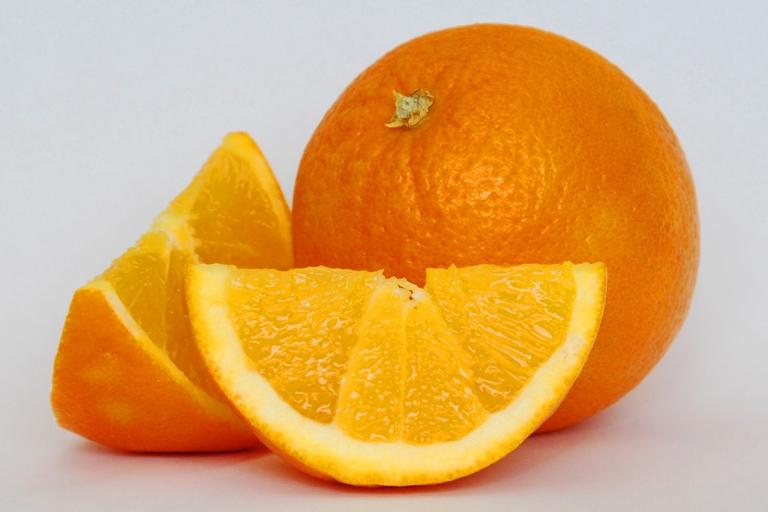 768x512 how to draw an orange step - Orange Fruit Drawing