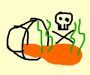 300x250 spilled rotten orange juice drawing - Orange Juice Drawing