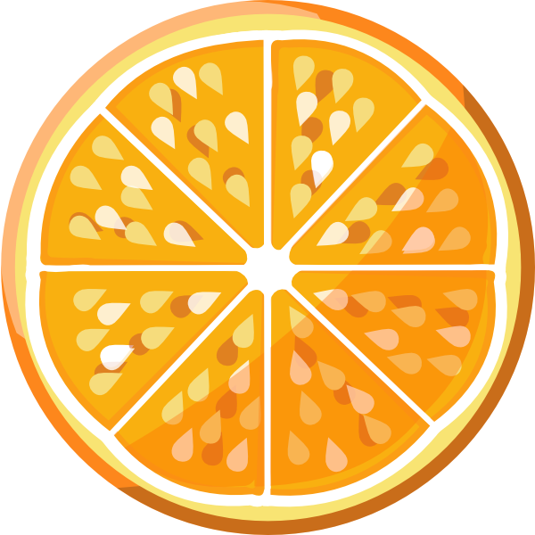 Orange Slice Drawing at Explore collection of