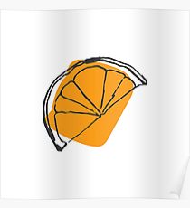 210x230 orange slice drawing posters redbubble - Orange Slice Drawing