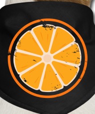 190x228 orange slice illustration drawing kids gift presen dog bandana - Orange Slice Drawing