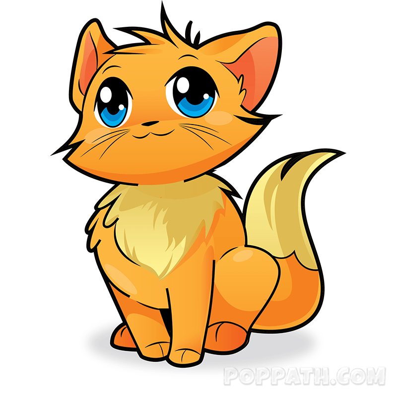 Collection Of Free Kitten Clipart Orange Tabby Cat Sales - Orange Tabby Cat D...