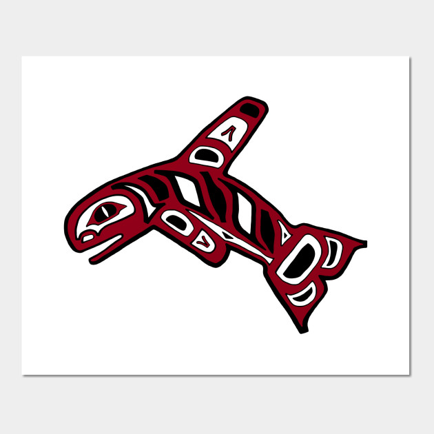630x630 Native American Indian Orca The Killer Whale Drawing - Orca Whale Drawing