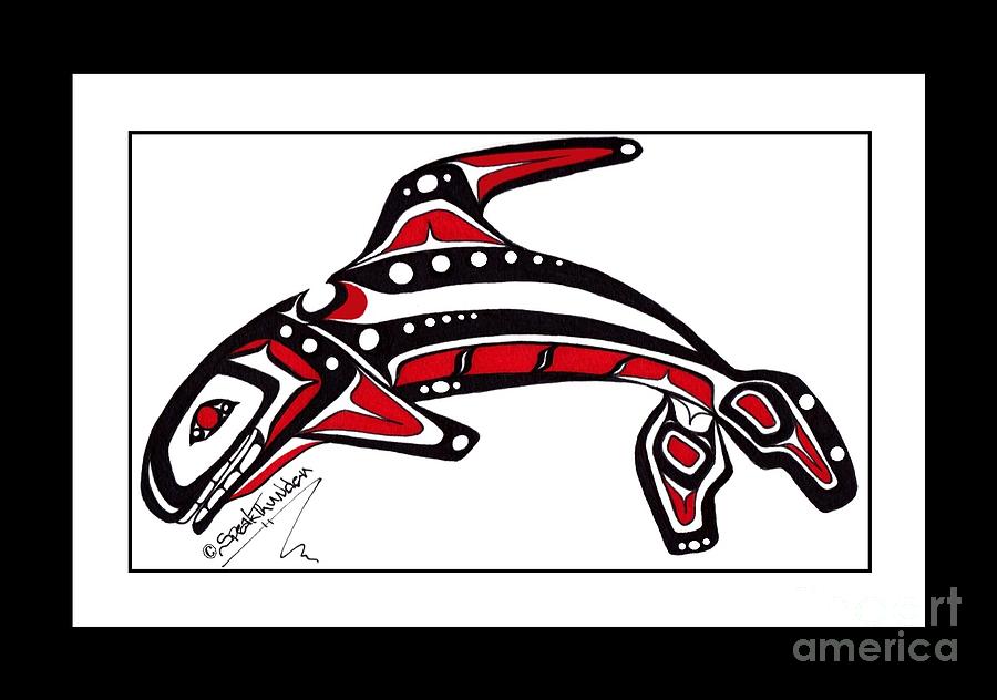 900x632 Smiling Killer Whale Drawing - Orca Whale Drawing