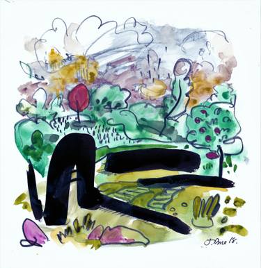 375x386 orchard outing drawing - Orchard Drawing