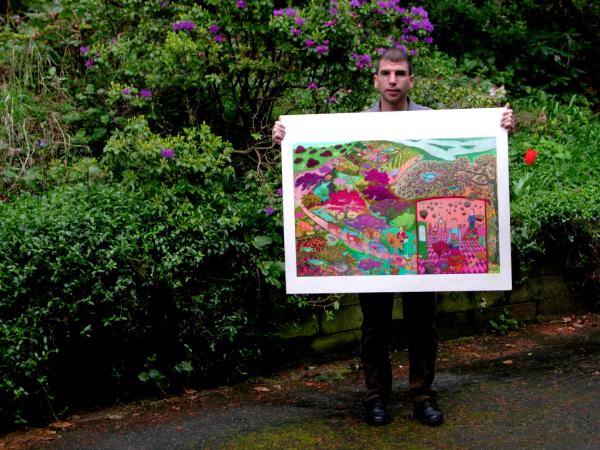 600x450 holding plum orchard drawing - Orchard Drawing
