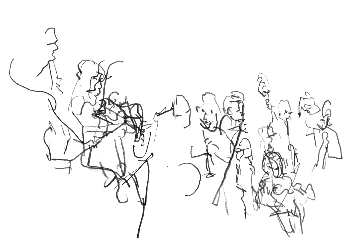1218x830 londonjazz review terry riley and the london contemporary - Orchestra Drawing