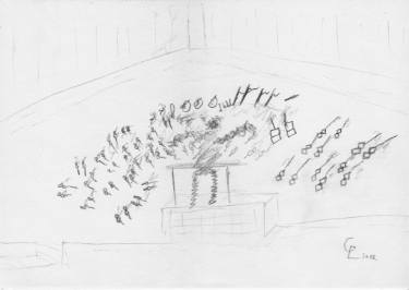 375x266 The Orchestra Drawing - Orchestra Drawing