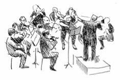 235x156 Bachus Conservatory Orchestras And Ensembles - Orchestra Drawing