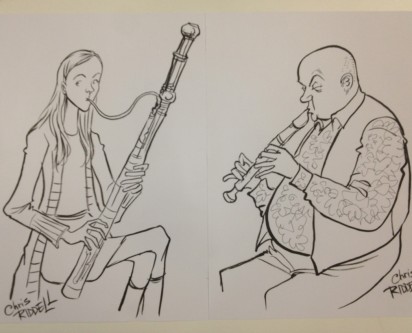 412x333 Big Draw - Orchestra Drawing