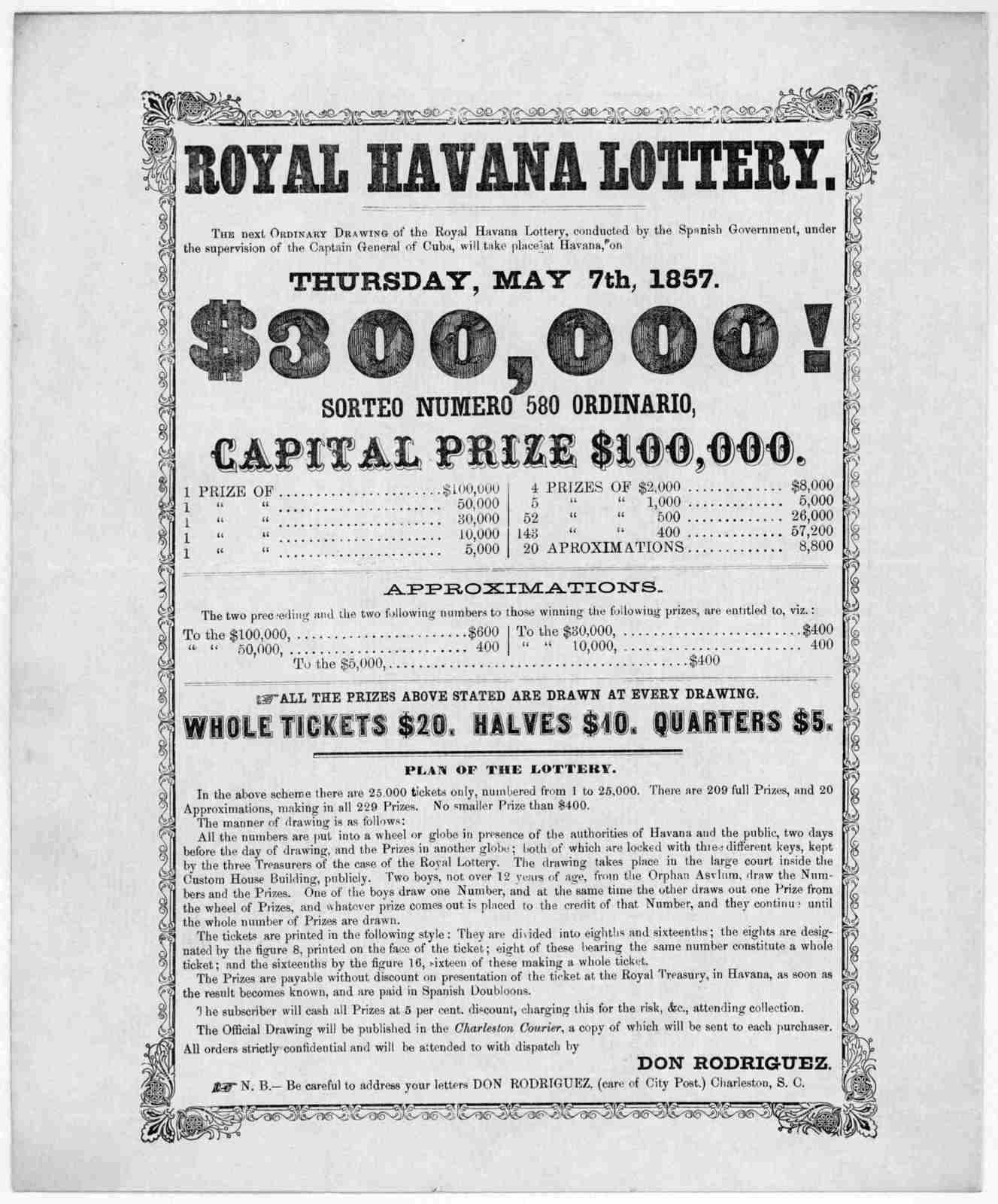 1327x1600 the next ordinary drawing of the royal havana lottery, conducted - Ordinary Drawing