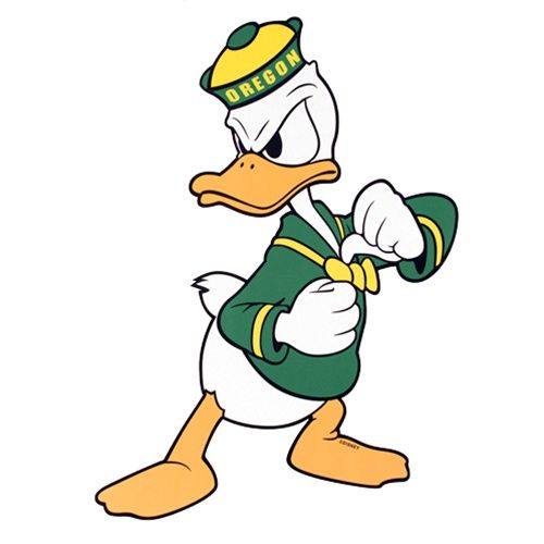 500x500 Oregon Ducks Clip Art Free - Oregon Ducks Drawing