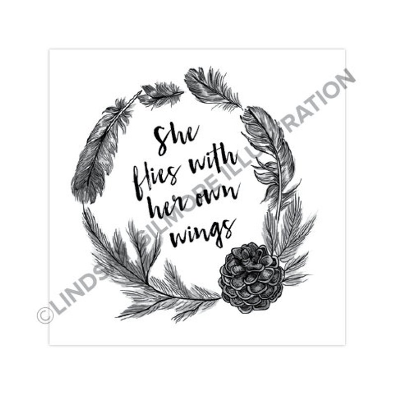 794x794 she flies with her own wings oregon state motto wreath print etsy - Oregon State Flower Drawing